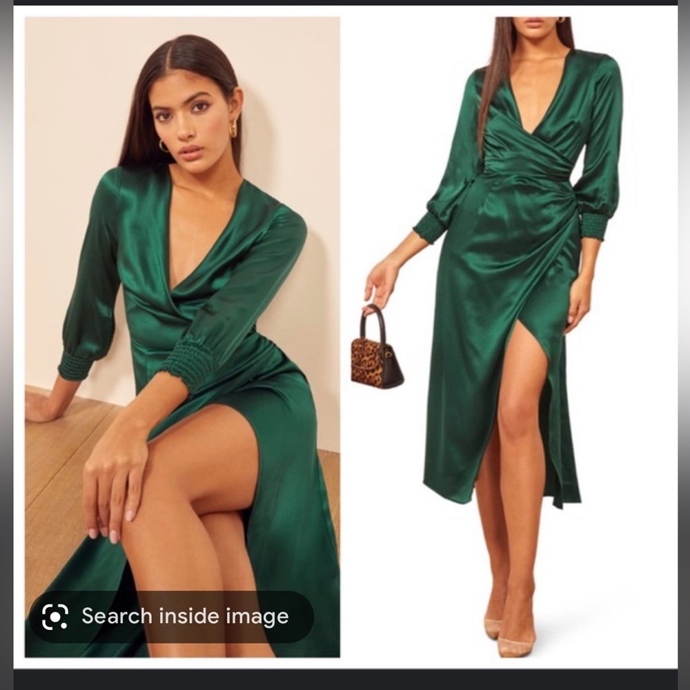 Reformation Chantelle Silk dress